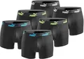 PUMA Boxershort 6er Pack Herren Basic Black Limited Edition - New Tripple Black- Gr.S