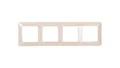 LEGRAND VALENA LIFE Cremefarbener Vierfachrahmen 754044 Rahmen