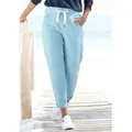 Elbsand Sweathose Brinja mit Taschen und breiten Kordeln, Jogginghose, lässige Passform blau L (40)