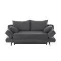 bobb Schlafsofa  Henny de Luxe ¦ grau ¦ Maße (cm): B: 206 H: 91 T: 110.0