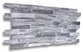 4m² 3D PVC Paneele Stein Optik 10 Stück, Wandpaneele Wandverkleidung Decke Deckenpaneele PVC-Verkleidung Wandtatto Fliesen Imitat 90x48cm (Grey CPVC01)