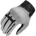 SHIMA SONIC Motorrad Handschuhe Herren Kurze Sommer Motorradhandschuhe Schutz Schutzkleidung Touchscreen Motorcycle Belüftet Verstärkt Leicht Motorbike Sommerhandschuh (Männer, Grau, 3XL)