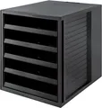 HAN Schubladenbox SCHRANK-SET KARMA mind. 80% Recycling-Kunststoff mit 5 offenen