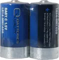 Q-Batteries Baby Batterie LR14 C 1,5V Alkaline Zellen (2er Folie)