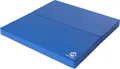 Turnmatte klappbar 100 x 100 x 8 BLAU cm Fitness Weichbodenmatte  Sportmatte Jeflex