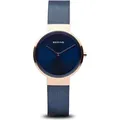 Bering 14531-367 Classic Damenuhr 31mm 5ATM - Blau/Gold