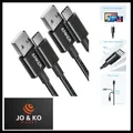 USB C Kabel, Ladekabel USB C Nylon Geflochten Schnellladekabel, USB auf USB C...