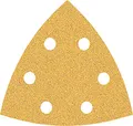 Bosch 5x EXPERT C470 Schleifblatt (für Farbe auf Holz, Hartholz, Ø 93x93 mm, Körnung 60, Professional Zubehör Deltaschleifer)