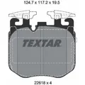 Textar 2261801 Bremsbelagsatz für BMW ROLLS ROYCE ALPINA 5 7 6 3 4 8 X5 X6 X7 2