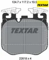 TEXTAR 2261801 Bremsbelagsatz für Scheibenbremse Bremsbelagsatz