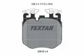 Bremsbelagsatz Scheibenbremse TEXTAR 2261801 für BMW 3er G20 G80 G28 Touring G21