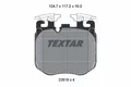 Bremsscheiben-Bremsbeläge-Kit Textar 2261801  für OE 34106883510 - 34106888459
