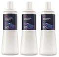 Wella Professionals 3er Welloxon Perfect 12% Oxidant H2O2 für Koleston und Color Touch 1000 ml, Neu, Tierversuchsfrei, für alle Haarfarben