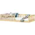Idimex Bodenbett, Natur, Holz, Kiefer, Vintage, 96x42x206 cm, FSC Mix, Kinder- & Jugendzimmer, Kindermöbel, Kinderbetten, Kindereinzelbetten