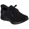Skechers ULTRA FLEX 3.0 Slip-On Sneaker Slipper, Freizeitschuh mit Slip Ins-Funktion für leichten Einschlupf schwarz 35 EU
