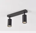 LED 2-flammig Deckenleuchte schwenkbar TWIN schwarz