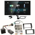 Kenwood DMX-125DAB Bluetooth MP3 USB Einbauset für Mercedes SLK R171 ab 2008