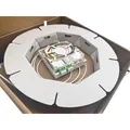 Helos FTTH-Anschlussset, beidseitig mit LC-APC-Steckern vorkonfektioniert, 20m (Spleissbox) (372089)