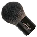 da Vinci, KABUKI Puderpinsel, Naturhaar, mit Lederetui, für losen & gepressten Puder, verhindert Verstäuben, ideal für unterwegs, schützt Pinselhaare, Kosmetik, Make-Up, Handmade in Germany