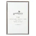 goldbuch 960262 Portraitrahmen Fine, Bilderrahmen für Fotos und Bilder im 10 x 15cm Format, Fotorahmen, Portrait Frame aus Metall, Foto Rahmen Silber