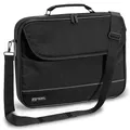 PEDEA Laptoptasche "Fair" Notebook-Tasche bis 14,1 Zoll (35,8 cm) Umhängetasche mit Schultergurt, Schwarz