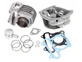 Zylinder 50ccm + Kopf mit SLS REX Kymco 139QMB GY6 China 50 4 Takt Zylinderkit N