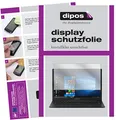 dipos I 2X Schutzfolie klar kompatibel mit Medion Akoya E4254 Notebook Folie Displayschutzfolie