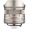 Pentax PENTAX-FA 31mmF1.8 Limited Silber – Weitwinkelobjektiv mit leistungsstarker HD-Vergütung, für das PENTAX K-System mit 35 mm Vollformat Sensor