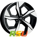 Dezent AO black/polished 9x20" ET58.5 LK5 108 ML 63.4 Alufelgen 20 Zoll