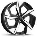 DEZENT AO dark Alufelgen Satz Black polished 9x20 ET58.5 LK5 108 20 Zoll Felgen