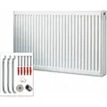 Buderus Heizkörper, Flachheizkörper, Kompakt C-Profil Typ 22 600x2300 mm (H x L)