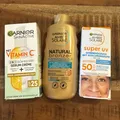3 X Garnier Verschiedene Vitamin C Serum/ Natural Bronze/sonnenschutz