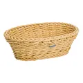 Westmark Mehrzweck-Korb, Geeignet für Hotel und Gastronomie, Oval, ca. 25 x 17 x 8,5 cm, Synthetikfaser, Saleen Edition, Hellbeige, 02010230101