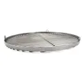 Grillrost RUND - 80cm aus Edelstahl - Handwerksprodukt - Made in Germany mit 3 Aufhängeösen