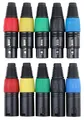 Super XLR Stecker Set 5 Stück Male und 5 Stück Female zum Anschluss von Kabeln