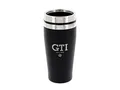 BRISA VW Collection - Volkswagen Isolierter Edelstahl Thermo-Becher im GTI Design (Doppelwandig/450ml/Schwarz)