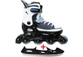 Cox Swain Inlineskates Sneak 2in1 verstellbar Inline Skates und Schlittschuhe, 4-fach größenverstellbar