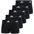 adidas Sportswear Trunk Active Flex Cotton (5er Pack) Multipack, elastisch, Logo-Bund, ohne Eingriff schwarz L