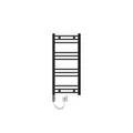 LuxeBath Badheizkörper Elektrisch 40x80cm Anthrazit Gebogen mit Stab 600W