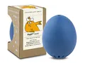 PiepEi Classic Blau - Singende Eieruhr zum Mitkochen - Eierkocher für 3 Härtegrade - Piep Ei mit 3 Melodien - Lustiges Kochei - Musik Eggtimer - Brainstream