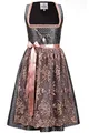 Edelnice Trachtenmode Exklusives Designer Midi Dirndl Beatrice inkl. Spitzendirndlschürze und Charivari Gr. 32-54 (40)