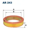 FILTRON AR 243 Luftfilter für ASIA MOTORS HONDA MAZDA