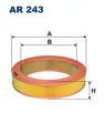 FILTRON AR 243 Luftfilter for ASIA MOTORS HONDA MAZDA