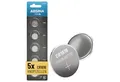 ABSINA 5x CR1616 3V Lithium Knopfzelle - Batterie CR 1616, CR1616 Batterie Knopfzelle, (5 St)