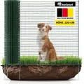 horizont Begrenzungszaun FIX 25 m x 120 cm – mobiler Zaun für Garten, Camping und Tiere - Grün