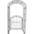 GARDEN PLEASURE Deko-Pforte "MAYON", B x T x H: 115 x 43 x 215 cm, Stahl, rostfarben - braun