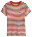 Essential Hm Ss Tee Ooo La La Stripe Pic