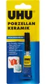 UHU Porzellan/Keramik Spezialkleber 3g Transparent, wasserfest, schnelltrocknend