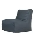Veeva Sessel Sitzsack Sessel Outdoor, 65x72x96cm, Made in Germany, UV-beständig, Wetterfest, grau