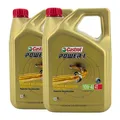 CASTROL Power 1 4T 10W-40 2-Rad Motorenöl API SN, JASO MA2, 2x4 Liter
